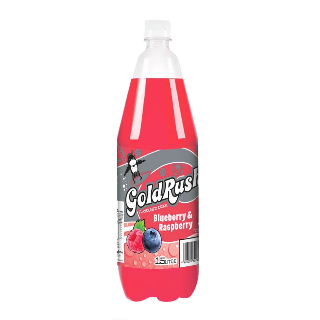 Gold Rush Range - Blue-Raspberry 1.5L x 12 pack
