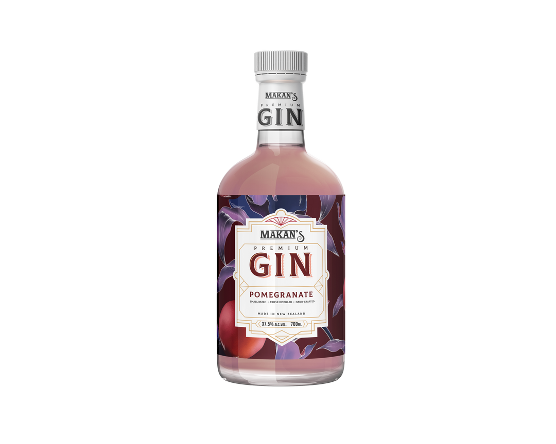 Makan's Gin Pomegranate 700ml x6 Bottles 37.5% ALC/VOL.