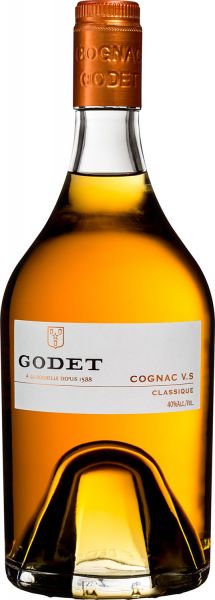 Godet Cognac V.S Classic Brandy 700ml x6 Bottles 40% ALC/VOL.