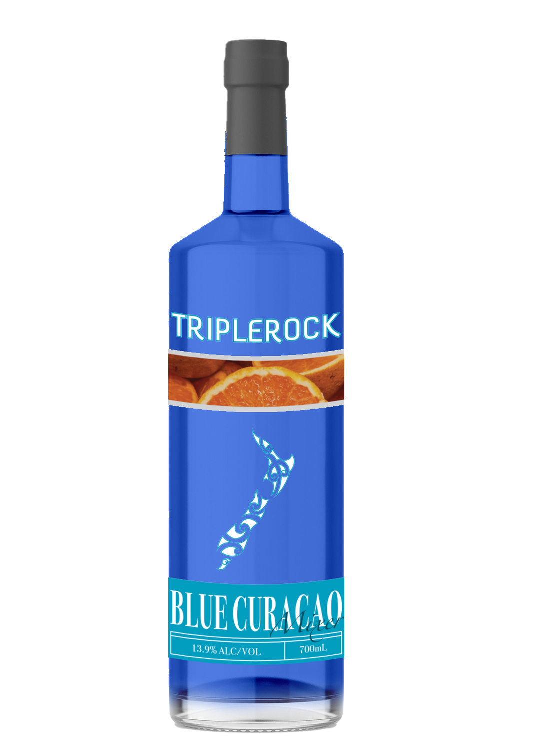 Triplerock Blue Curracao Mixer Liqueurs 700ml x6 Bottles 13.9% ALC/VOL.