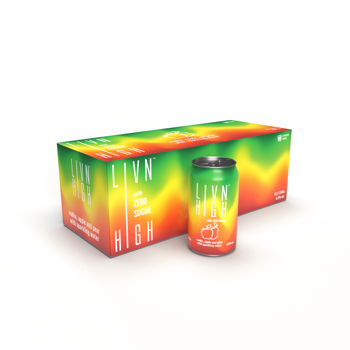 LIVN HIGH Range - Vodka, Apple & Pear with Sparkling water 330ml Cans x 10pack