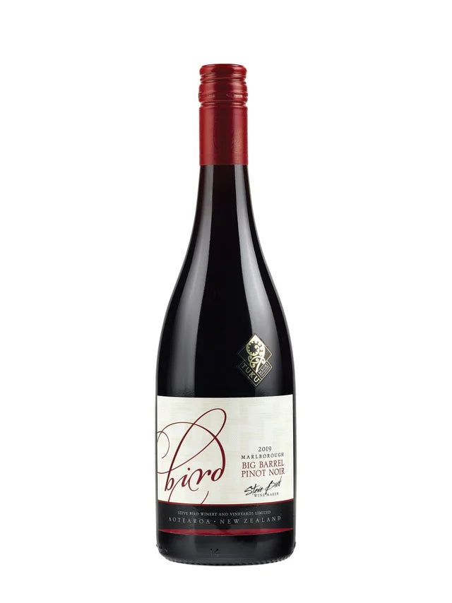 Steve Bird Marlborough ‘Big Barrel’ Pinot Noir 2019 750ml x 12pack