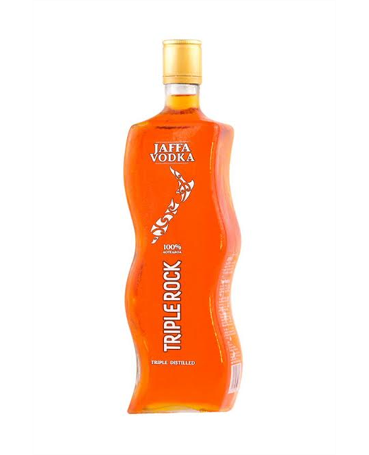 Triplerock Jaffa Vodka 750ml x6 Bottles